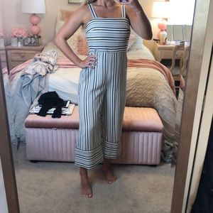Striped jumpsuit